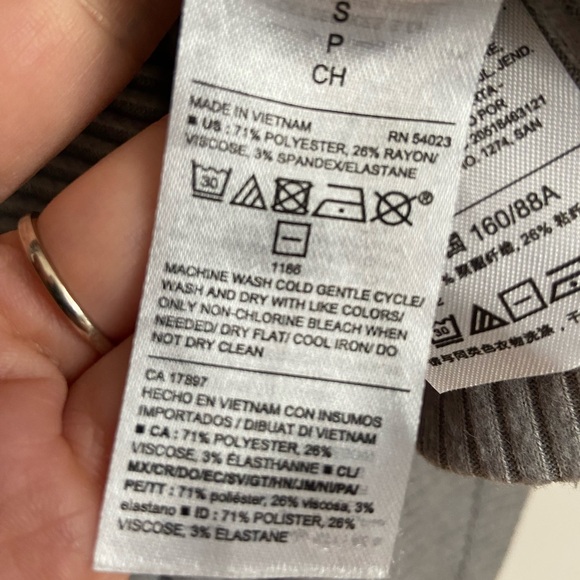 Tie-Belt Rib-Knit Midi Shift Dress - Picture 6 of 6